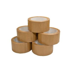Cinta adhesiva PVC marrón 50 mm x 66 m