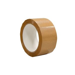 Cinta adhesiva PVC marrón 50 mm x 66 m - Imagen 3