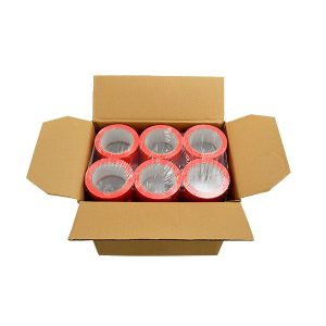 Cinta adhesiva PVC roja 50 mm x 66 m - Imagen 5