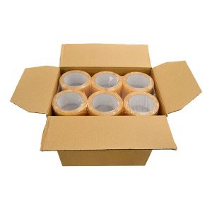 Cinta adhesiva PVC 50 mm x 66 m transparente - Imagen 6