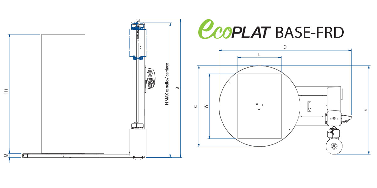 Envolvedora vertical ecoplat base