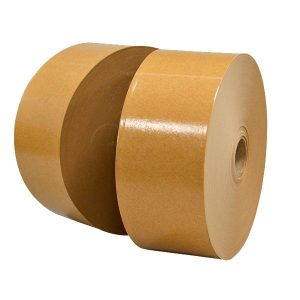 Cinta de papel kraft engomado marrón liso 60 mm x 200 m 60 gr. - Imagen 5