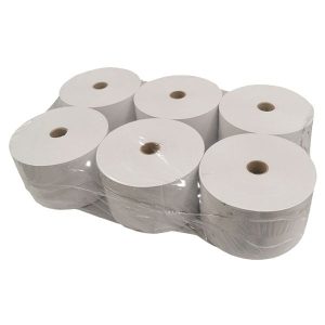 Cinta de papel engomado blanco liso 48 mm x 200m 70 gr. - Imagen 5
